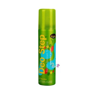 Kleen สเปรย์ระงับกลิ่นเท้า กลิ่น ชาเขียว Deo Shoe Step green tea