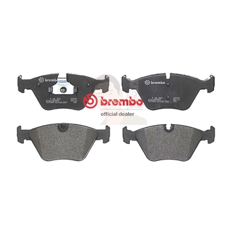 P06 042B ผ้าเบรก-F-แท้ BREMBO รุ่น Black : BMW ซีรี่ส์ M M3 E46 3.2 00-&gt; การันตีคุณภาพมาตรฐานโดย " เครอป อะไหล่ยนต์"