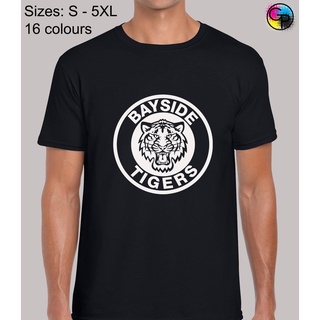 เสื้อยืด พิมพ์ลาย Bayside Tigers High School Teen สําหรับผู้ชายสามารถปรับแต่งได้