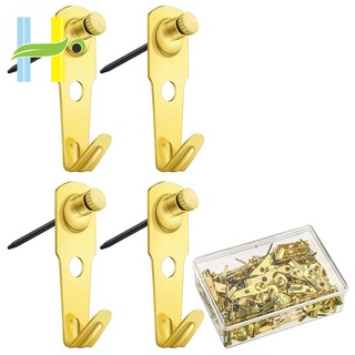 60 Pcs 30 Lb Photo Frame Hanger Hooks Picture s for Hanging Clock