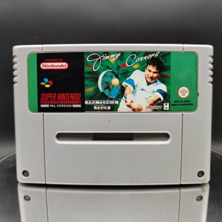 Jimmy Connors Pro Tennis Tour [PAL ver] ตลับแท้ SNES PAL VERSION เล่นได้กับเครื่อง SNES PAL อย่างเดียว