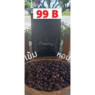 เมล็ดกาแฟโทนสดคั่วกลางเข้ม เกรด A peaberry 100% มีขนาด 250g 500g และ 1000g.