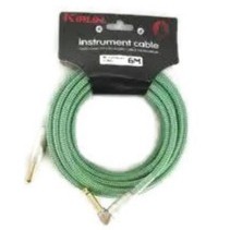 Kirlin สายแจ็คกีตาร์&เบส ยาว 6 เมตร - สีเขียว