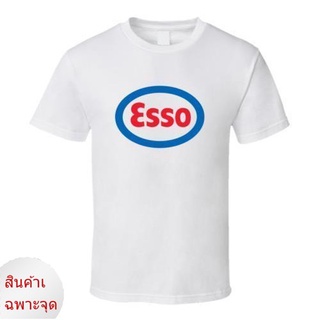 เสื้อยืดคอก ลมแขนสั้นลายโลโก้ esso ImperialS-3XL