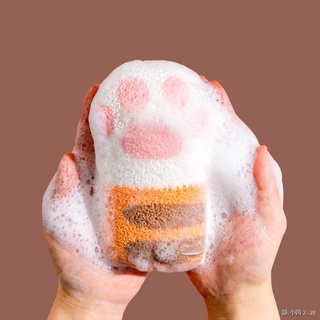 ✨พร้อมส่งจ้า✨ถุงมือขัดขี้ไคล Cat s Claw Bathing Cotton Bath Baby Bathing Ball แชมพูเด็ก Bathing Artifact เด็ก Bath Rubbi