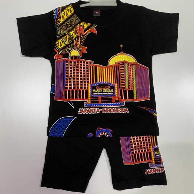 เสื้อยืด พิมพ์ลาย JAKARTA MASJID ISTIQLAL สําหรับเด็ก