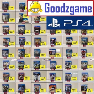 แผ่นเกม PS4 games มือสอง สภาพดี ราคาถูก