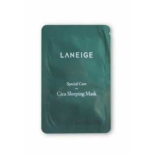 laneige sleeping mask cica 3ml.  / ลาเนจ สลีปปิ้งมาส ซีซ่า 3มล./ซอง .