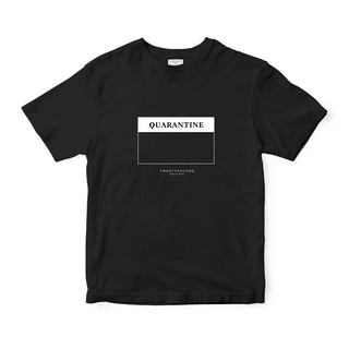 ราคาต่ำสุดTWENTYSECOND TEE QUARANTINE BLACKขนาดเต็มS-3XL