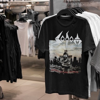 เสื้อยืด พิมพ์ลาย Sodom Persecution Manis At Poster Mask สีดํา สําหรับผู้ชาย และผู้หญิง