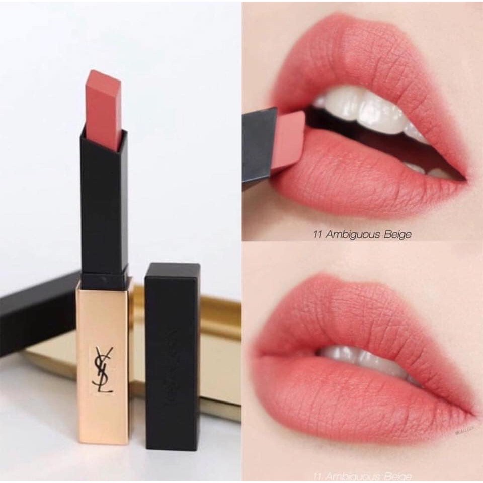 ลิปสติก YSL Rouge Pur Couture The Slim Matte Lipstick 11 12 21 23 09 ...