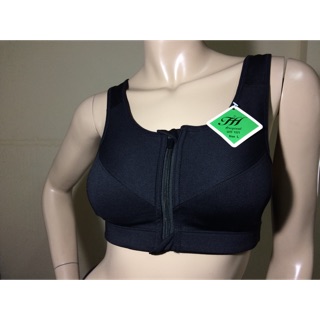 สปอร์ตบรา ซิปหน้า Zipper sports bra