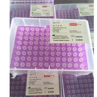 10μl Filter Tips ทิปมีตัวกรองแบบยาวปราศจากเชื้อ , 96s/rack รุ่น CC-FTR10XL-S