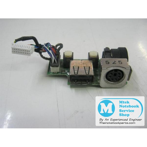 แผงวงจร TV,PS2 &amp; USB Board Compaq Armada M700 - 135229-001 (มือสอง)