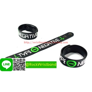 Type O Negative ขายริสแบนด์  TNE170NA Wristband สายรัดข้อมือวงร็อค