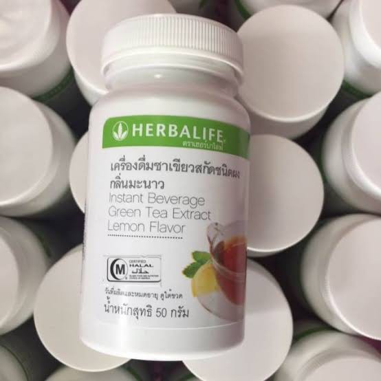 Herbalife Green tea extract lemon เครื่องดื่มชาเขียวสกัดชนิดผง กลิ่น