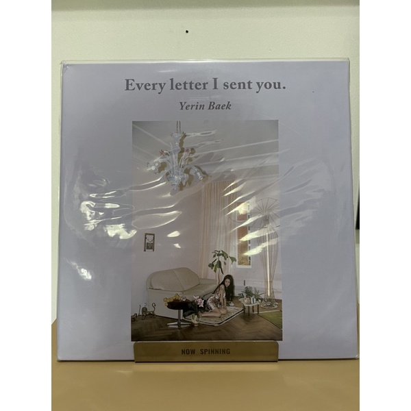 พร้อมส่ง แผ่นเสียง YERIN BAEK - Every Letter I Sent You - Normal Edition - Vinyl LP