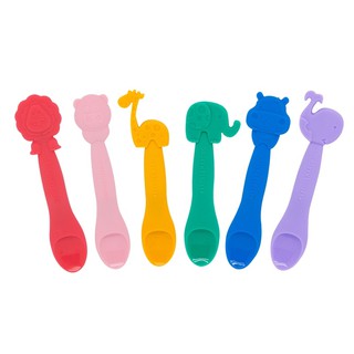 Marcus &amp; Marcus Silicone Feeding Spoon ช้อนป้อนอาหารซิลิโคน