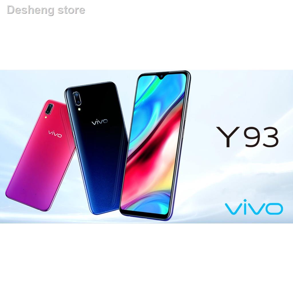 การเคลื่อนไหว50%❂▩☽โทรศัพท์มือถือ สมาร์ทโฟน VIVO Y93 ของใหม่เครื่องแท้100% หน้าจอใหญ่ เเถมฟรีเคสใส+ฟิล์ม Smartphoneประกั