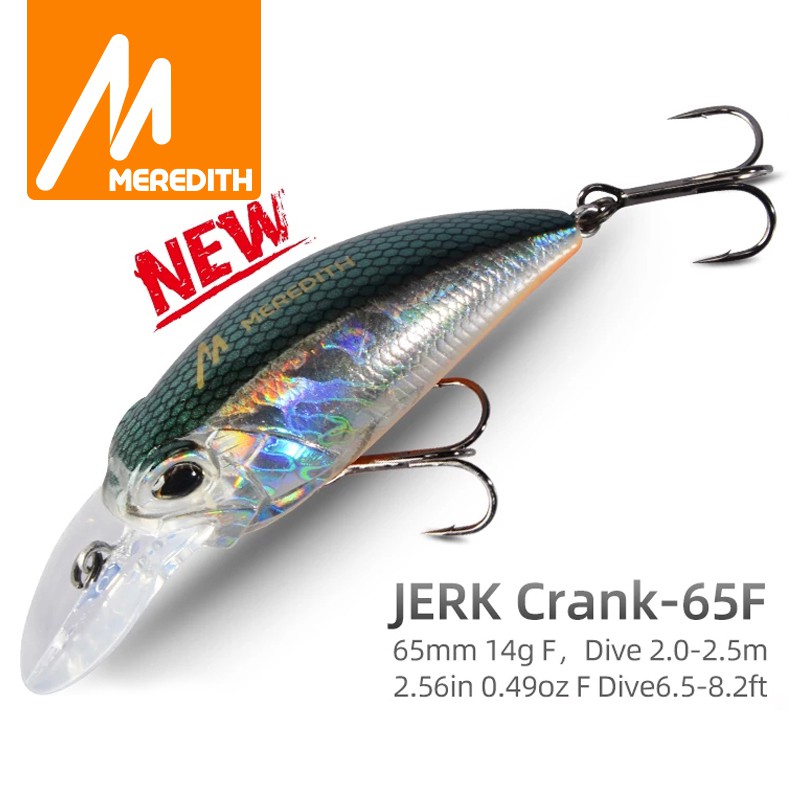 Meredith Jerk Crank M65 เหยื่อตกปลา 10 ซม . 14 กรัม Depth 2.0-2.5m