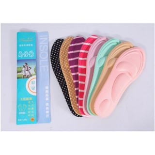 แผ่นรองเท้า นุ่ม ใส่สบาย แผ่นรองเท้าสุขภาพ นุ่มจริงอะไรจริง พร้อมส่ง