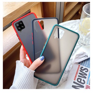 เคสกันกระแทกขอบสี  Samsung Galaxy A42 5G /A12 เคสโทรศัพท์ เคส TPU กันกระแทก