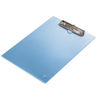 คลิปบอร์ด A4 น้ำเงินใส โรบิน R21 Clipboard A4 clear blue Robin R21