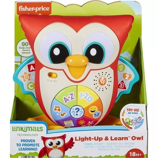 FISHER-PRICE LINKIMALS LIGHT-UP AND LEARN OWL