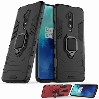Phone case cover casing for Oneplus 7 7T 6t oneplus7 oneplus7t Pro phone case anti crack antishock hard case for oneplus7tpro oneplus7pro 1+7 1+7t pro shockproof armor ring holder TPU PC casing armor anti shock phone case back cover with stand