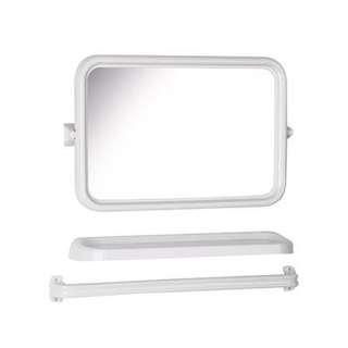 Plain Mirrors กระจกชุดเหลี่ยม 3 ชิ้น ZIMMPLE BM04 กระจกใสไม่หลอกตา