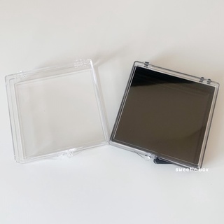 กล่องพลาสติกใสขนาด 6.9x6.9 เซนติเมตร สำหรับใส่สิ่งของ กล่องใส่เล็บปลอม กล่องอเนกประสงค์
