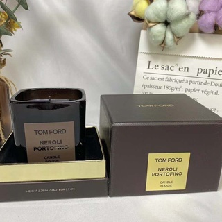 RIVATE BLEND TOMFORD NEROLI PORTOFINO CANDLE  เทียนหอมกลิ่นNEROLI PORTOFINO  🖤ราคาเต็ม 4,200฿ พิเศษ 1500ส่งฟรี 🖤  ใหม่ก่