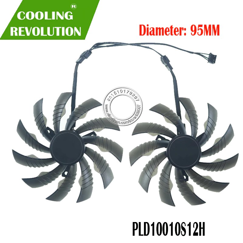 95MM PLD10010S12H Cooler Fan Replacement RTX2070 GTX1660Ti RTX2060 For Gigabyte GTX 1650 1660Ti RTX 2060 2070 Graphics C