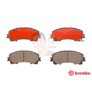 P56 106C ผ้าเบรก F (แท้ BREMBO รุ่น Ceramic) NISSAN เอ๊กซ์-เทรล X-Trail T32 2.0 2.5D (SUV) ปี2015-&gt;