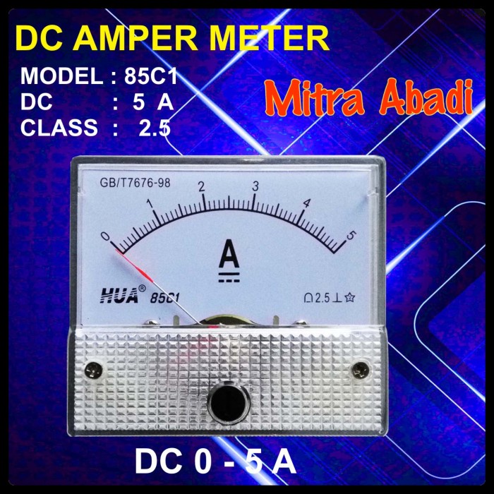 Amperemeter ANALOG DC 5A/5000 mA