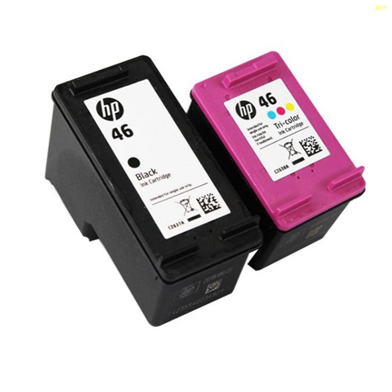 ตลับหมึก HP 46 (CZ637A CZ638A) ดั้งเดิม ตลับหมึกเครื่องพิมพ์ HP2020 ...