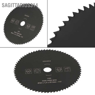 Sagittarius314 85mm*10mm 72T HSS Circular Saw Blade Cutting Disc Wheel For Wood Metal