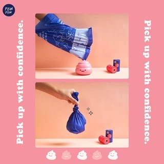 พอว์พอว์ ถุงเก็บมูลสัตว์เลี้ยง ย่อยสลายได้ 100% PAWxPAW Poop Bags