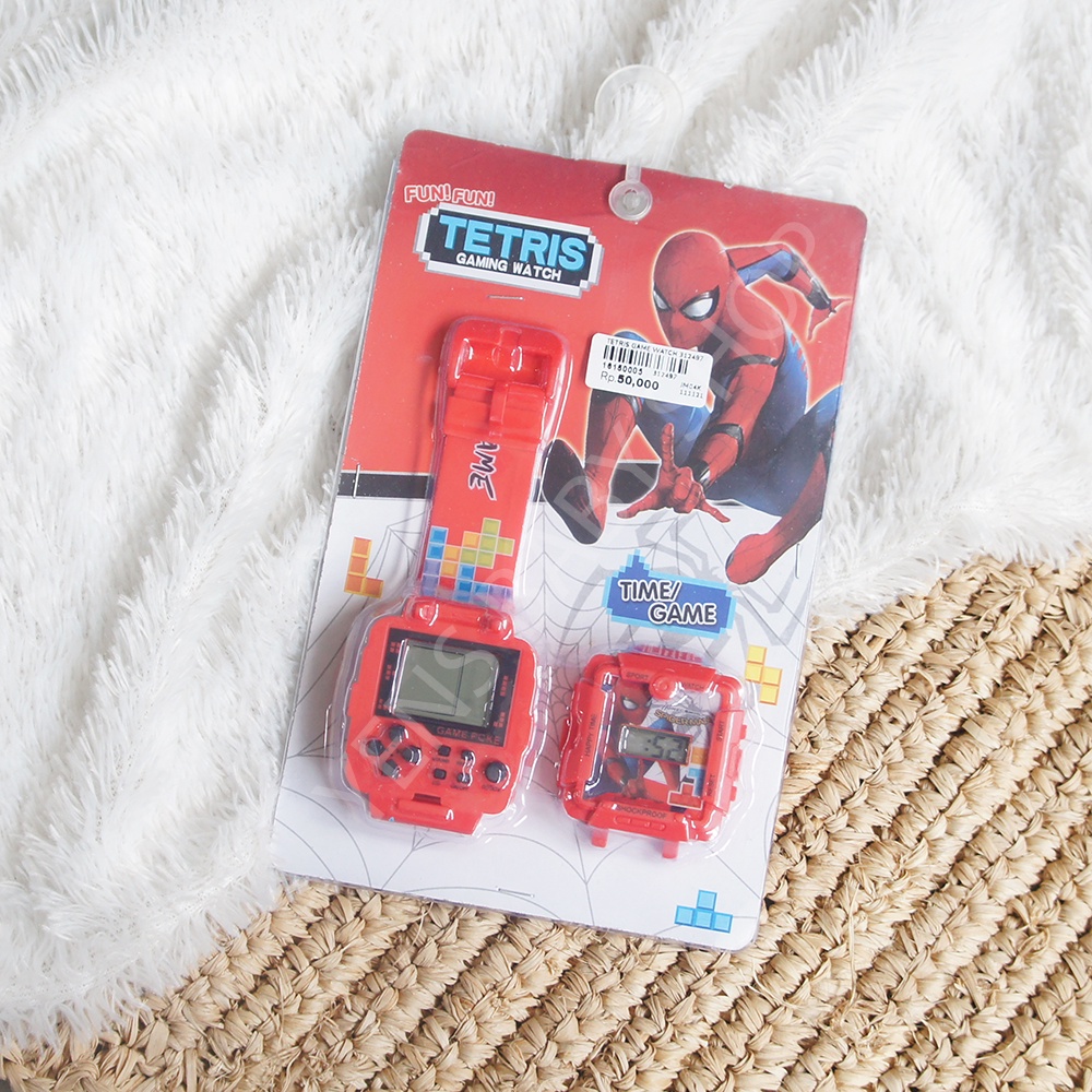 Fun Tetris Gameboy Gaming Watch Spiderman / Kids Watch