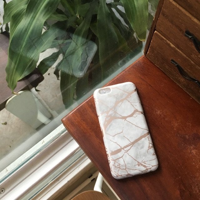 Rosegold marble case