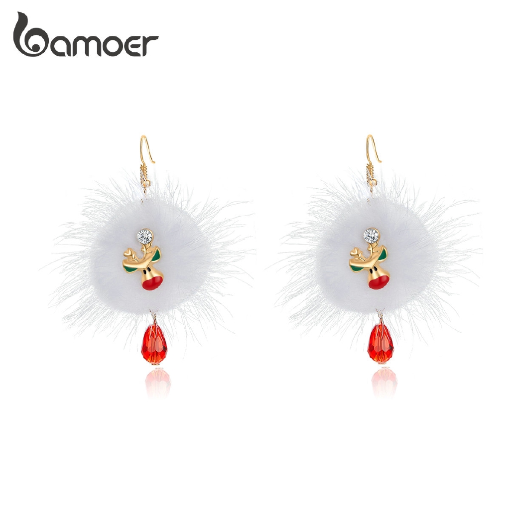 BAMOER Alloy Earring Christmas Elk AIE048