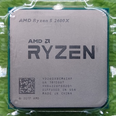 🎉CPU: Ryzen 5 2600X 6c/12t Turbo 4.20GHz AM4 ตำหนิใส่แล้ว เสียงออนบอร์ดจะไม่ออก ต้องใช้ซาวการ์ดแยก🙏ห
