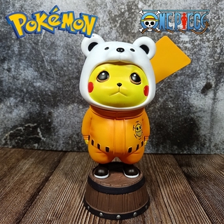 ฟิกเกอร์ ปิกาจู เบโปะ onepiece pokemon น่ารักมาก ไซร์ใหญ๋ สูง 16 cm