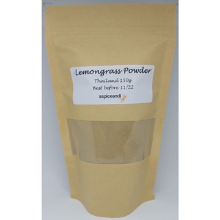 ผงตะไคร้ Lemongrass Powder 150g Bag Aspicenadi