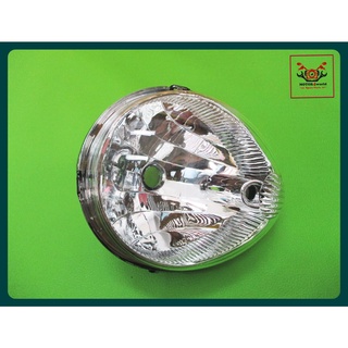 YAMAHA FINO HEADLIGHT HEADLAMP DIAMOND "CLEAR" LENS (18 cm.) // ไฟหน้าเพชรใส รุ่นแรก ฟีโน่รุ่นเก่า สินค้าคุณภาพดี