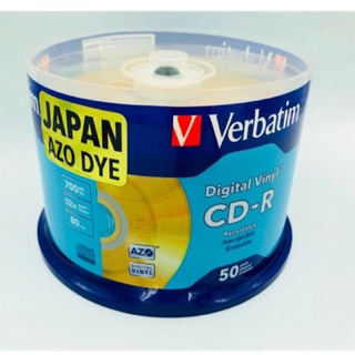 แหล่งขายและราคาVerbatim JAPAN AZO DYE แผ่นสีทอง CD-R 52X 700MB.(50/Pack)อาจถูกใจคุณ
