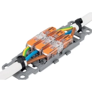 WAGO อุปกรณ์เชื่อมสายไฟ Inline Splicing Connector with lever ของแท้ 100% (221-2411 / แพค 60ชิ้น)