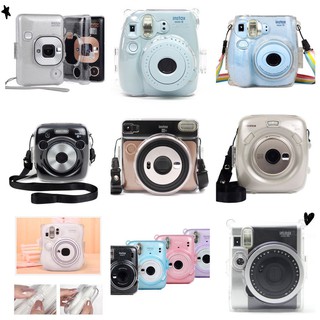 【เคสเท่านั้น】เคสโทรศัพท์มือถือ ประดับคริสตัล สําหรับ Fujifilm Instax mini 7s 7c 8 8+ 9 11 mini 25 26 mini 90 Liplay SQ6 SQ10 SQ20