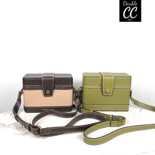 (แท้ 💯%‼ Factory ไม่ใช่งานออก Shop) CHA RLES &amp; KEI TH Bronte Tweed Boxy Crossbody Bag