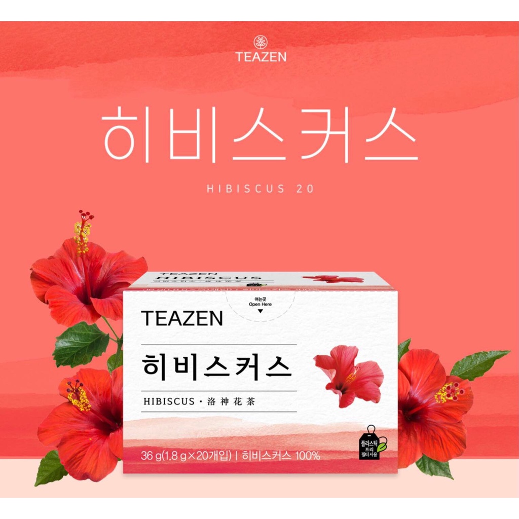 Hibicus tea 🌺 ชาจากดอกชบาเข้มข้น ยี่ห้อ TEAZEN